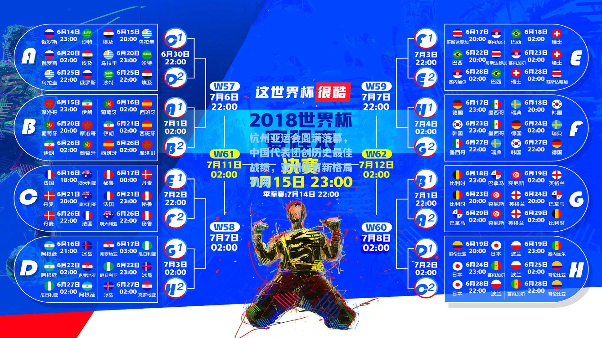 杭州亚运会圆满落幕，中国代表团创历史最佳战绩，亚洲体育新格局初现